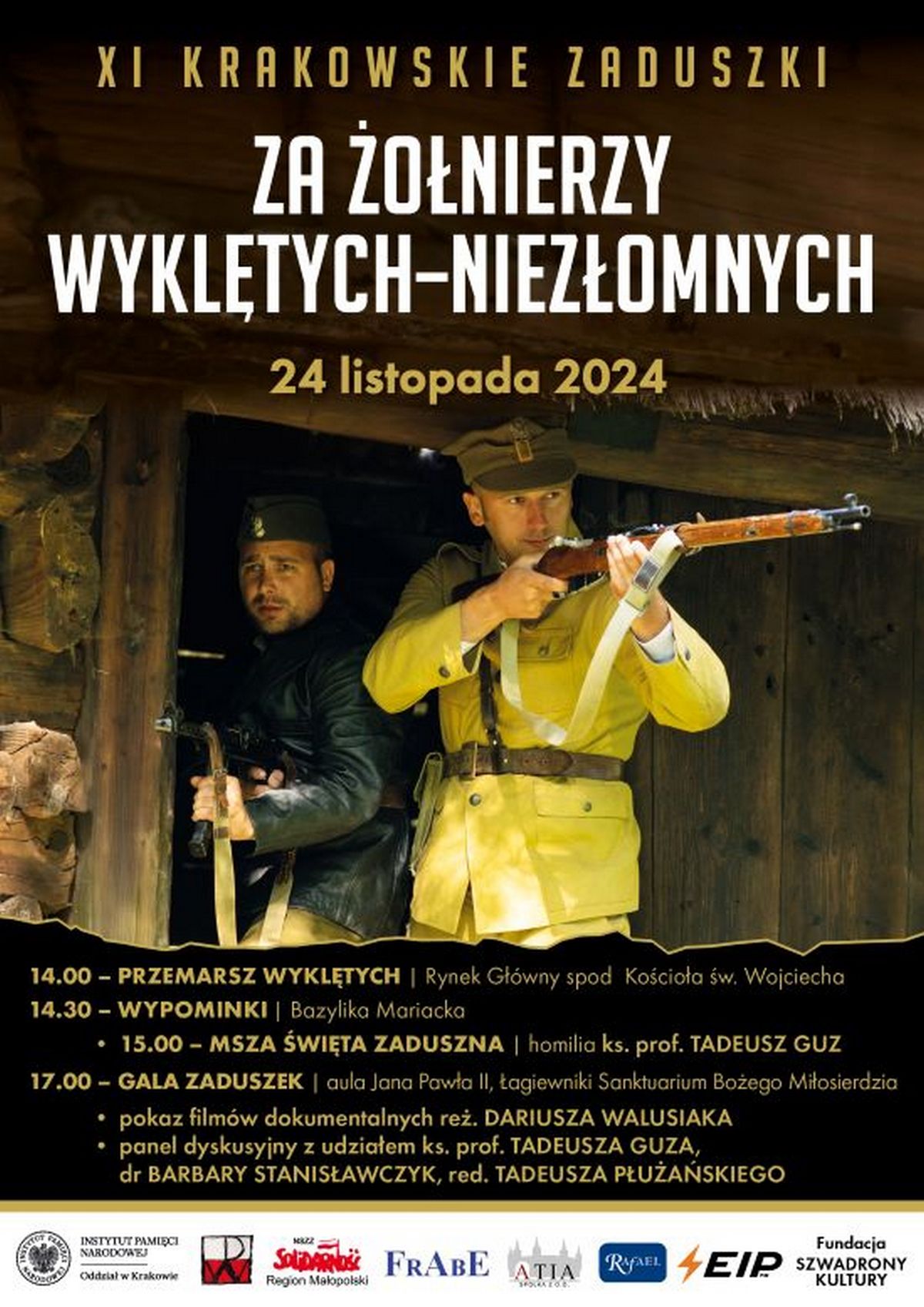 XI Krakowskie Zaduszki za Żołnierzy Wyklętych – Niezłomnych 24.11.2024 r.