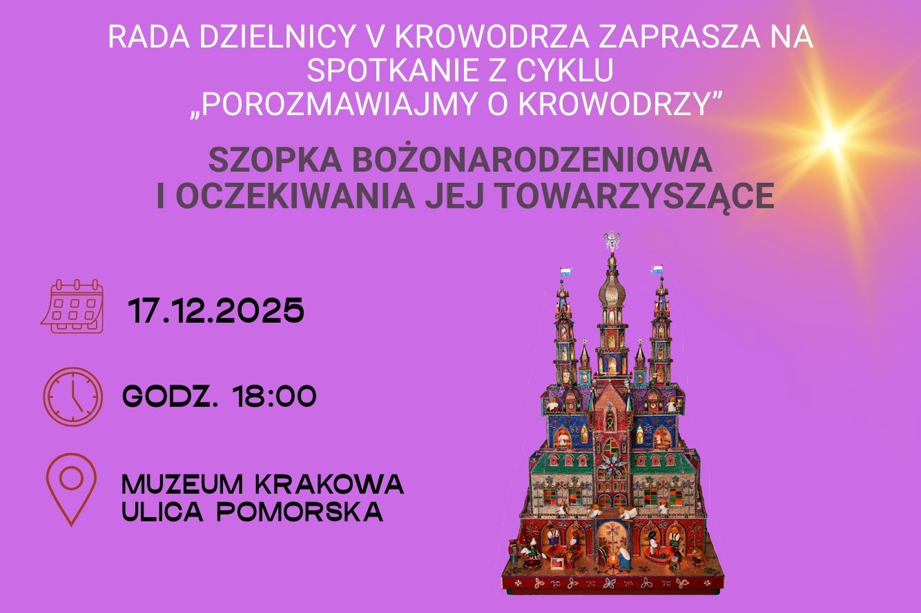 Baner: Szopka bożonarodzeniowa  i oczekiwania jej towarzyszące