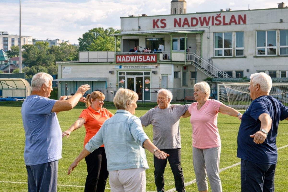 Baner: Zajęcia sportowe dla seniorów
