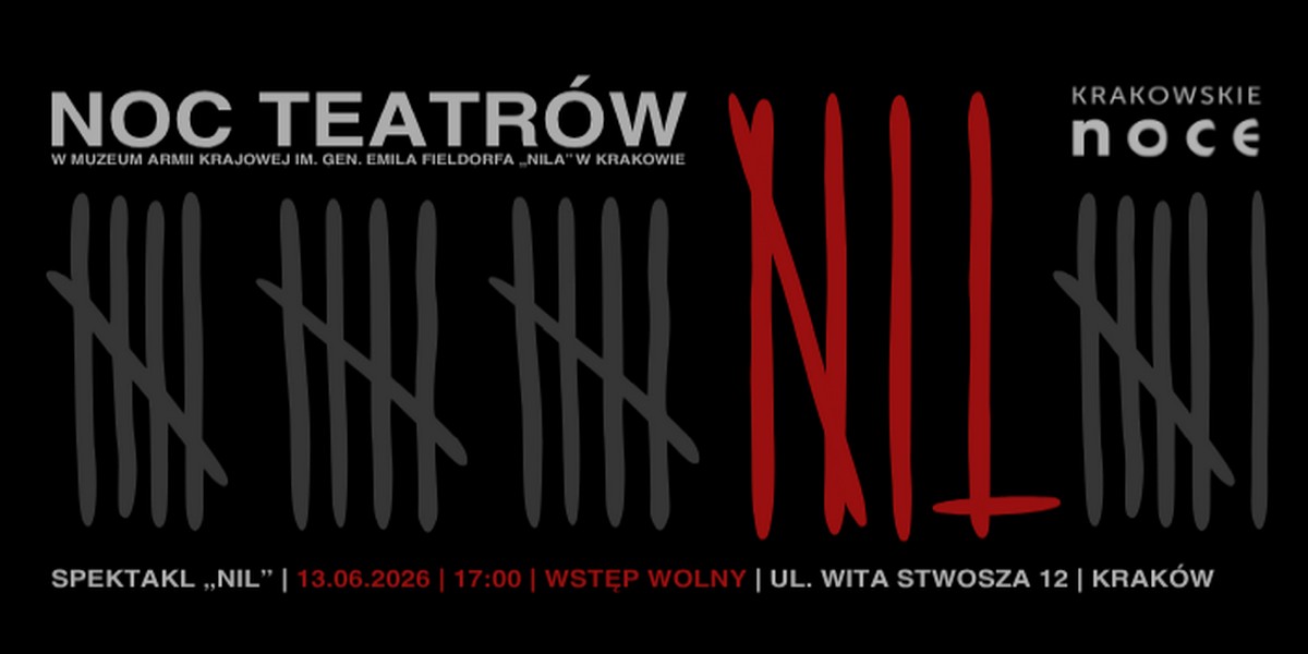 Baner: Noc Teatrów w Muzeum AK!