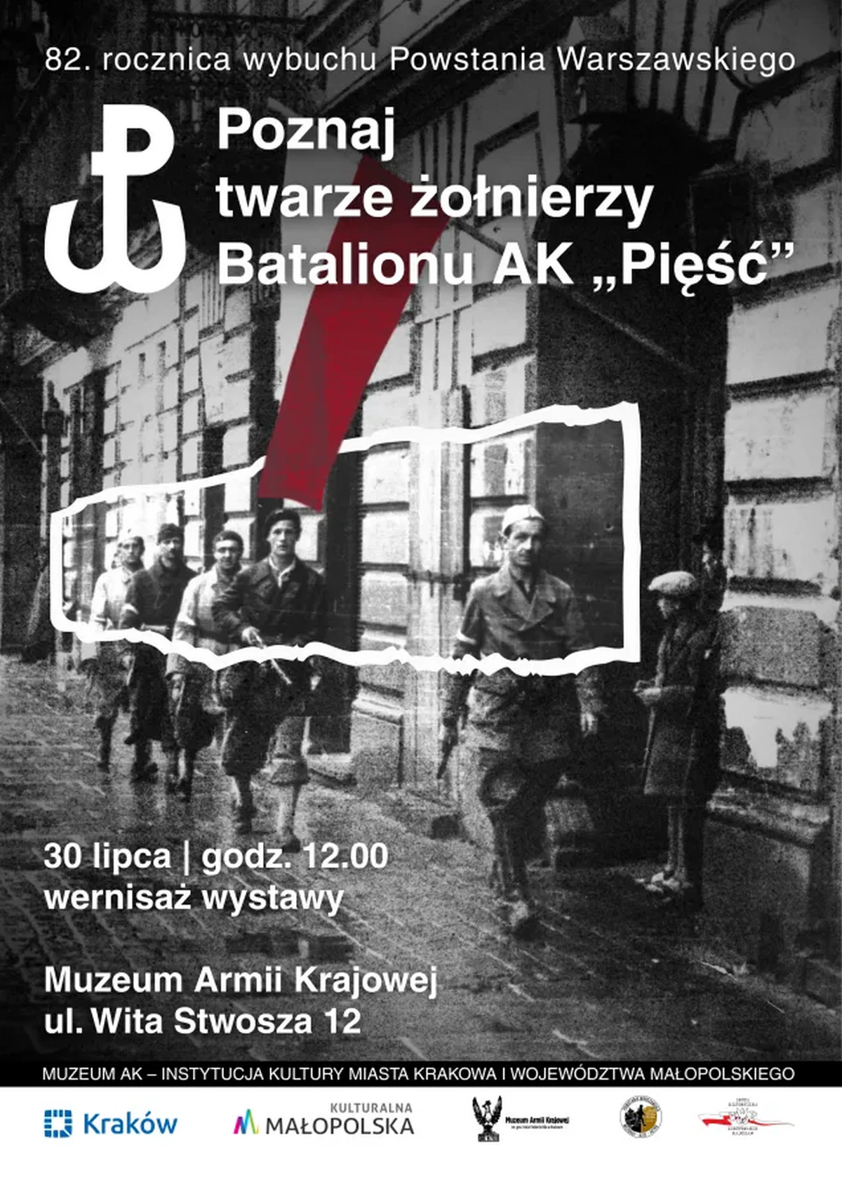Plakat: Batalion AK „Pięść” – nowa wystawa w Muzeum Armii Krajowej