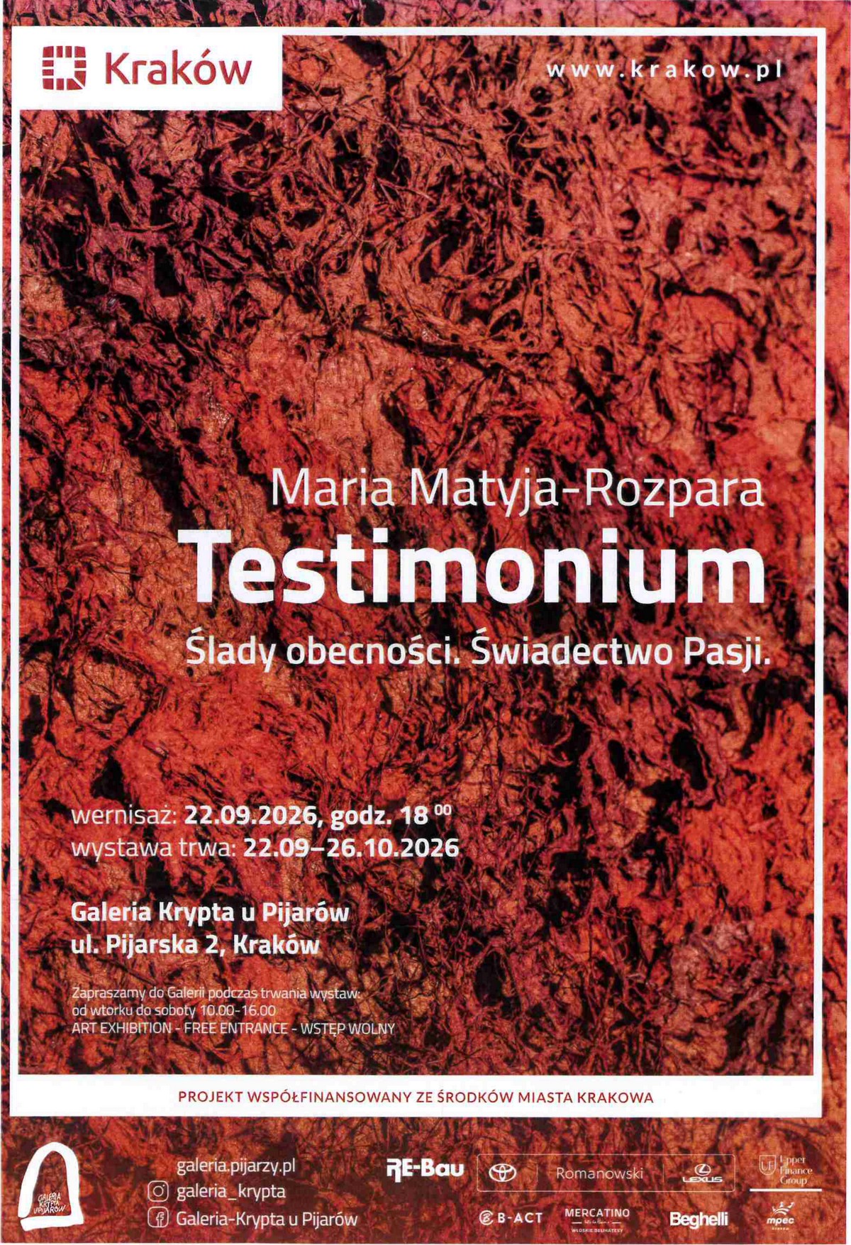 Plakat Testimonium.