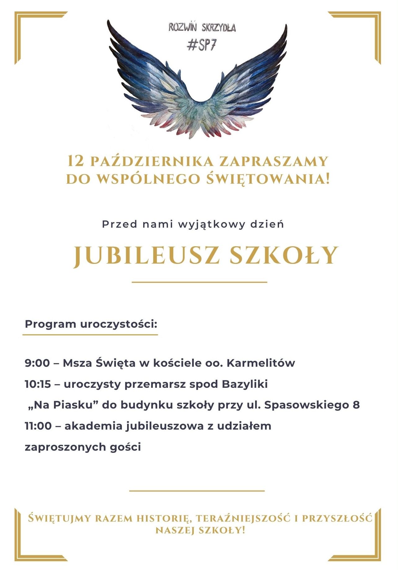 Jubileusz Szkoły Podstawowej nr 7. Świętujmy razem!